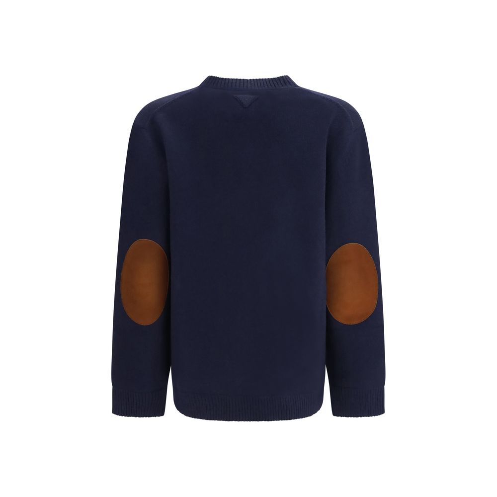 Oversized Wool Crewneck Sweatshirt