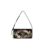 Small Silk Satin Devain Shoulder Bag