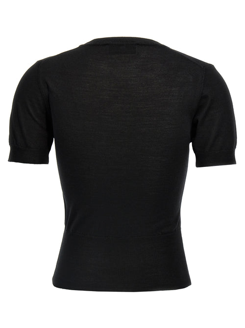Black Cotton Bea T-Shirt