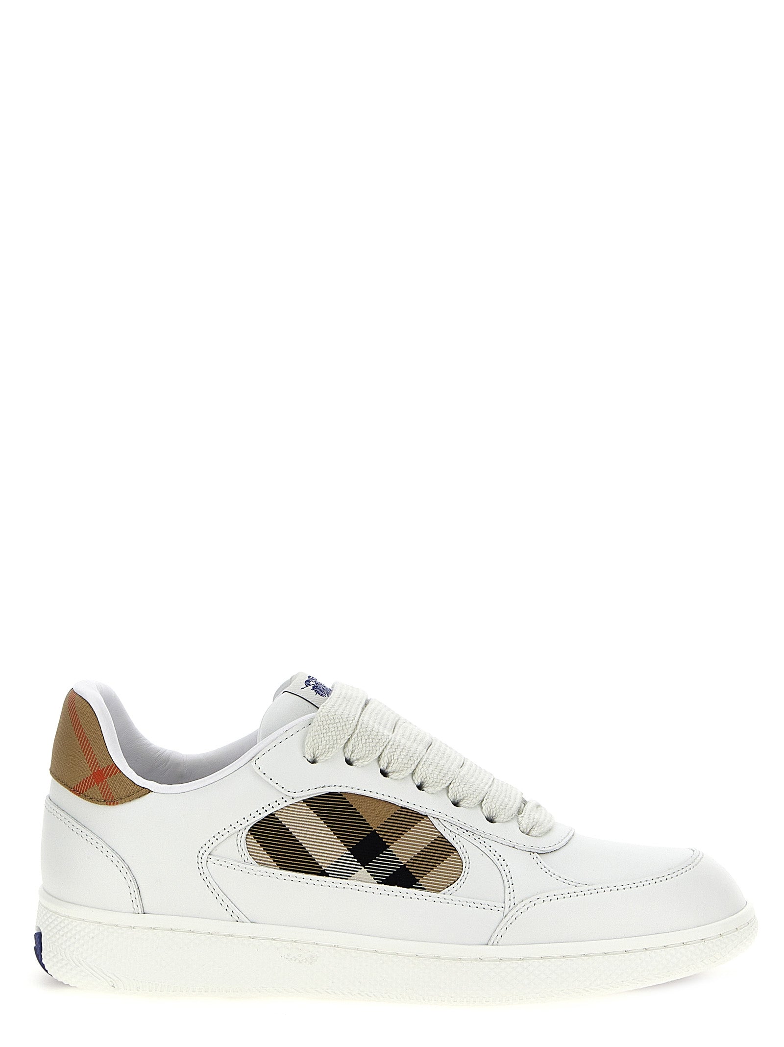 Beige Leather Terrace Sneakers