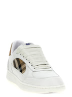 Beige Leather Terrace Sneakers