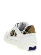 Beige Leather Terrace Sneakers