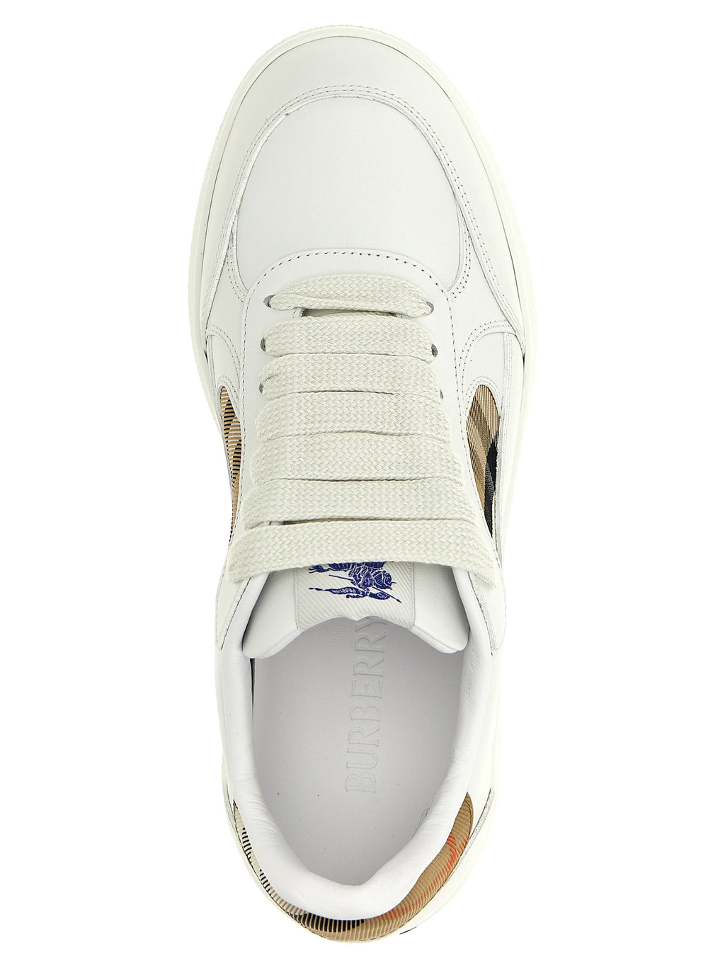 Beige Leather Terrace Sneakers