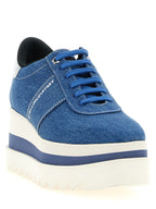 Sneakelyse Blue EVA Wedge Sandals