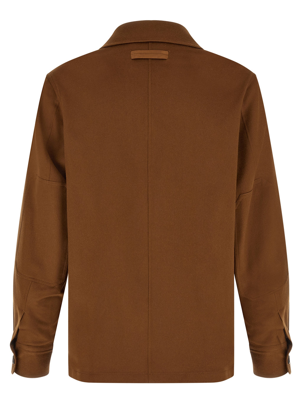 Cashmere Overshirt in Tobacco
