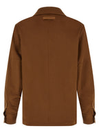 Cashmere Overshirt in Tobacco