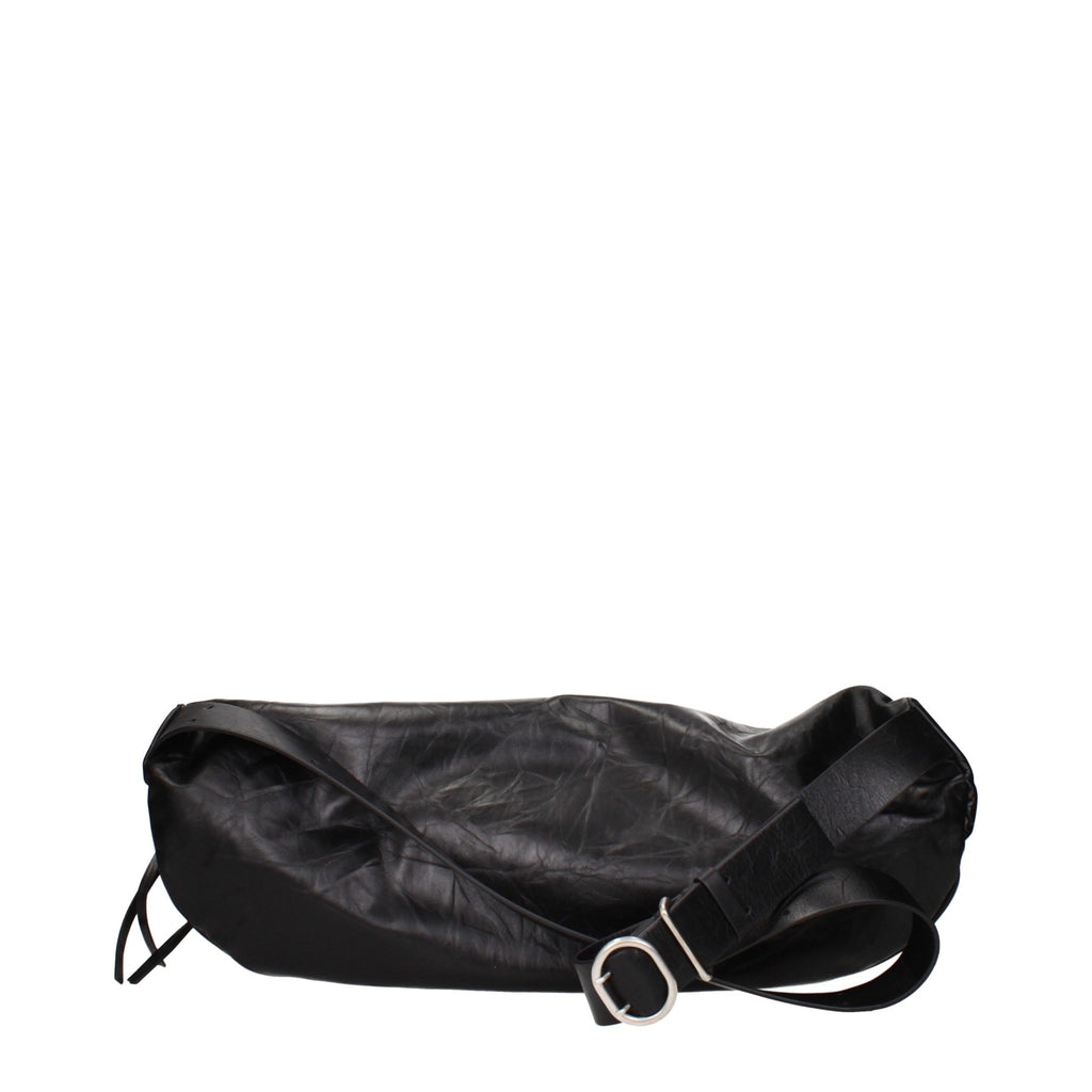Black Leather Backpack