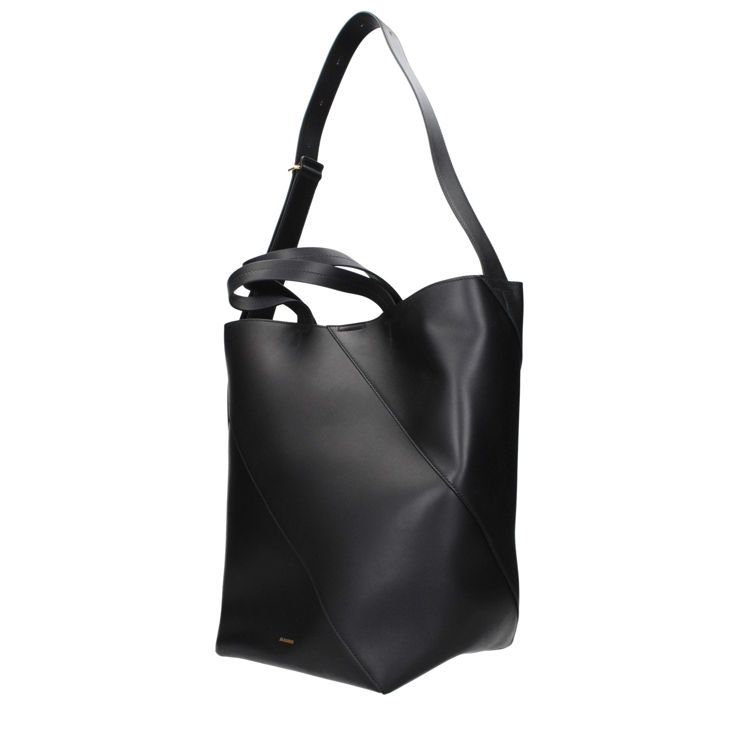 Black Leather Crossbody Bag