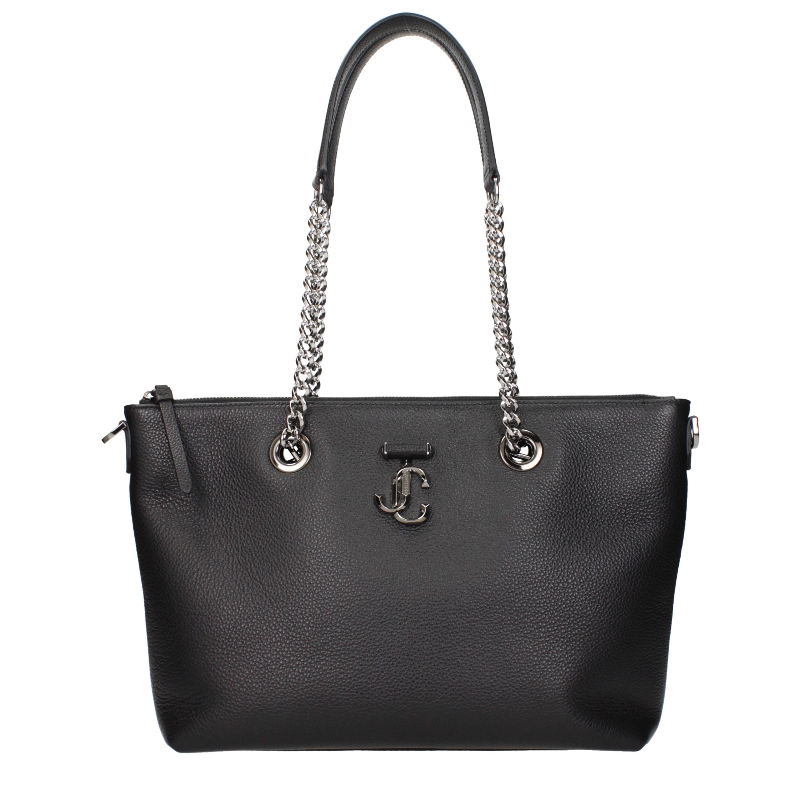 Black Leather Shoulder Bag