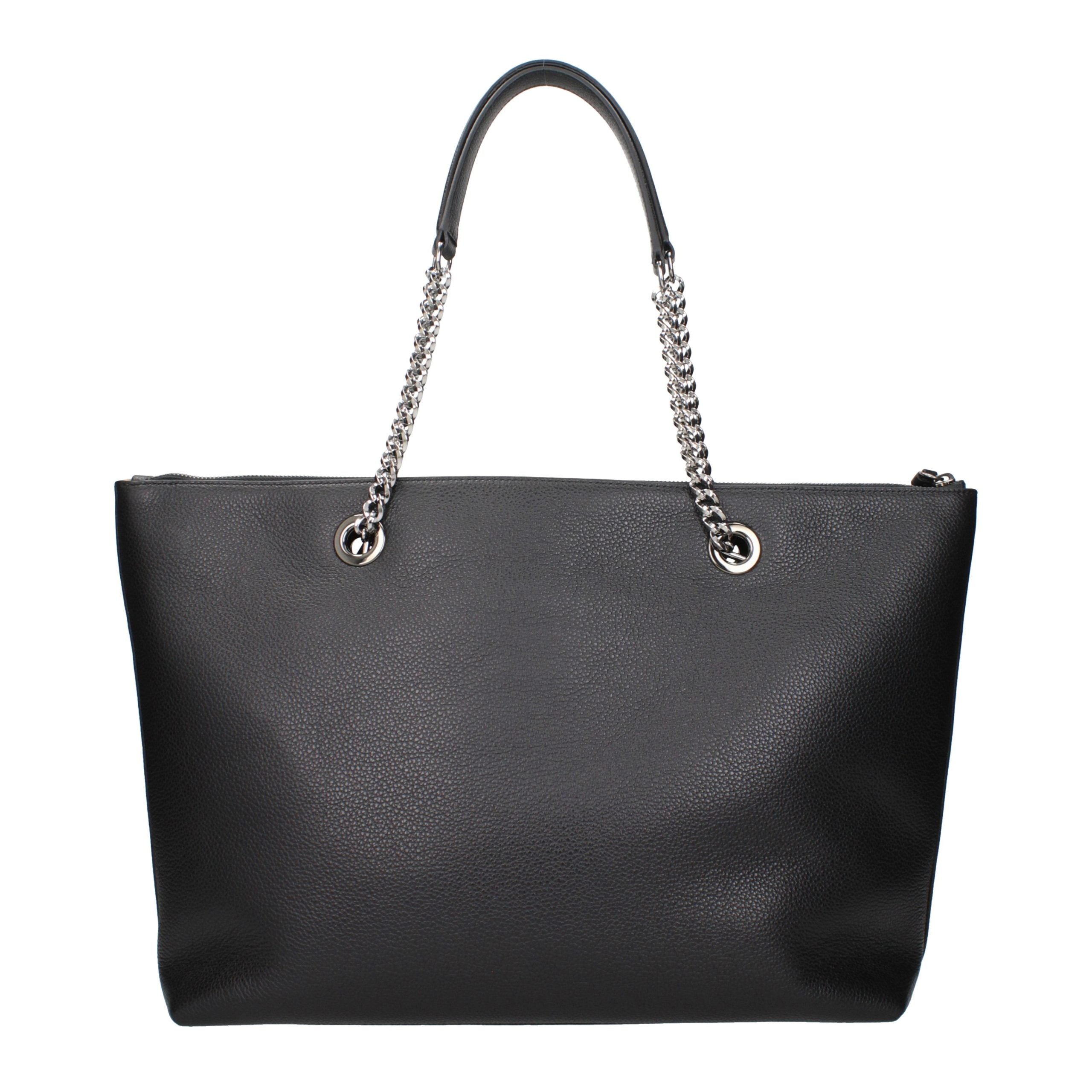 Black Leather Shoulder Bag