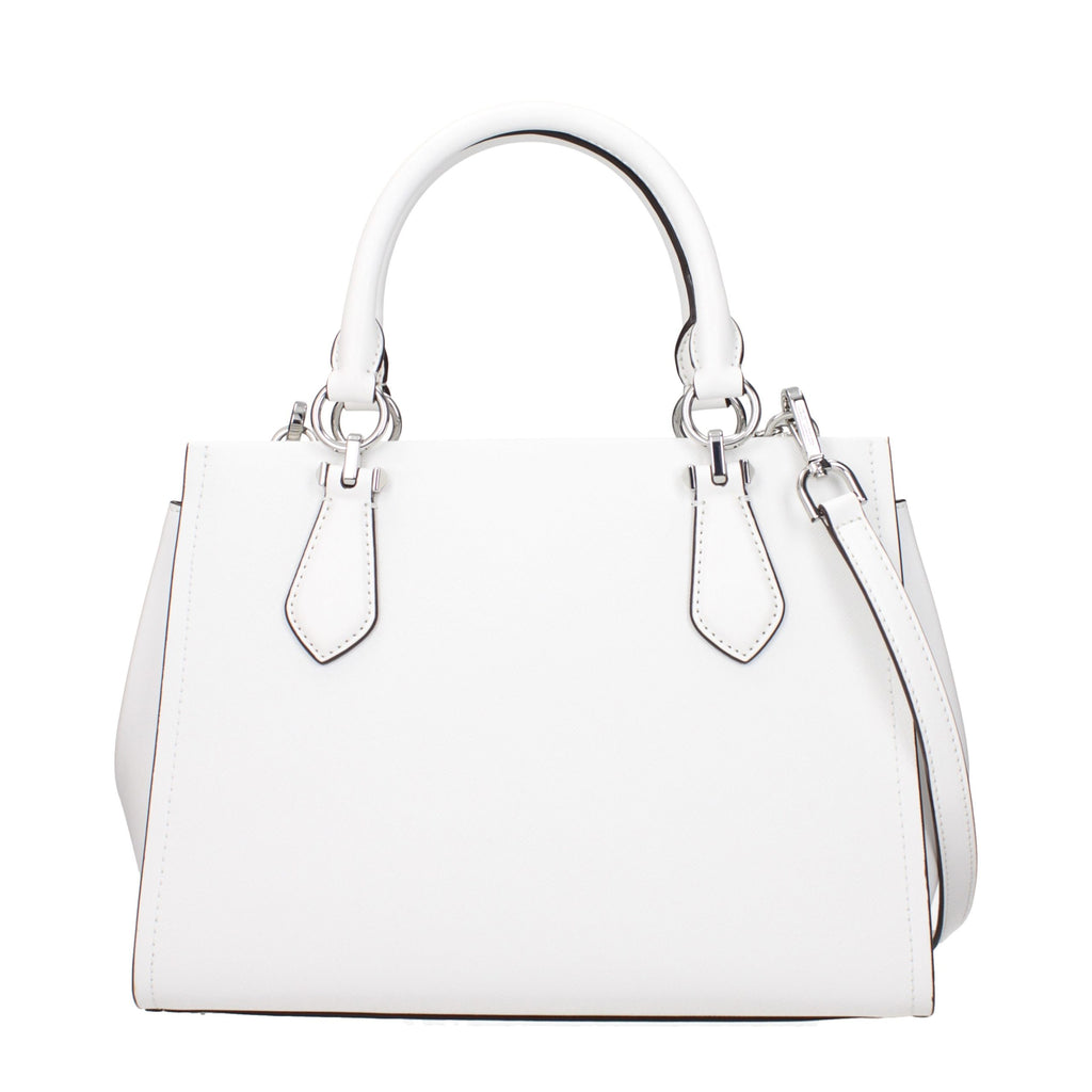 White Leather Shoulder Bag