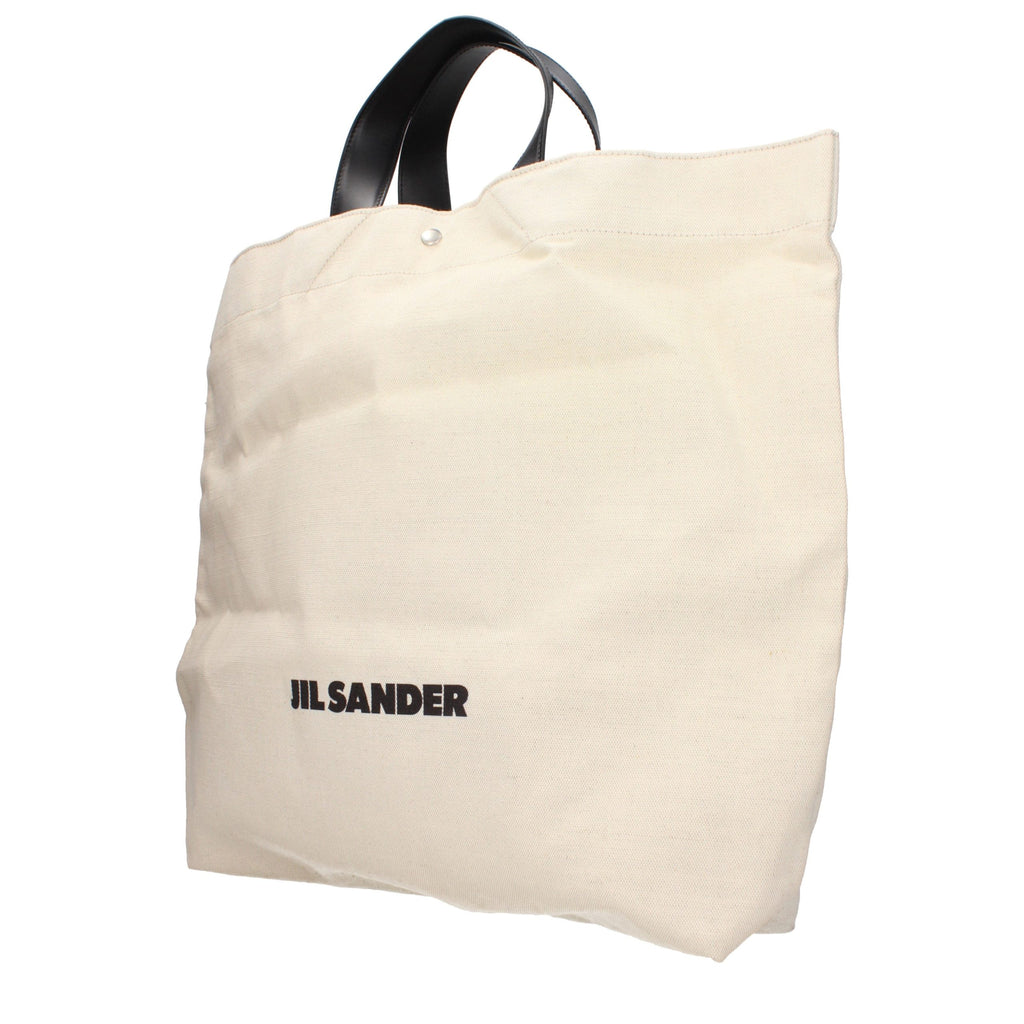 Beige Fabric Handbag