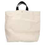 Beige Fabric Handbag