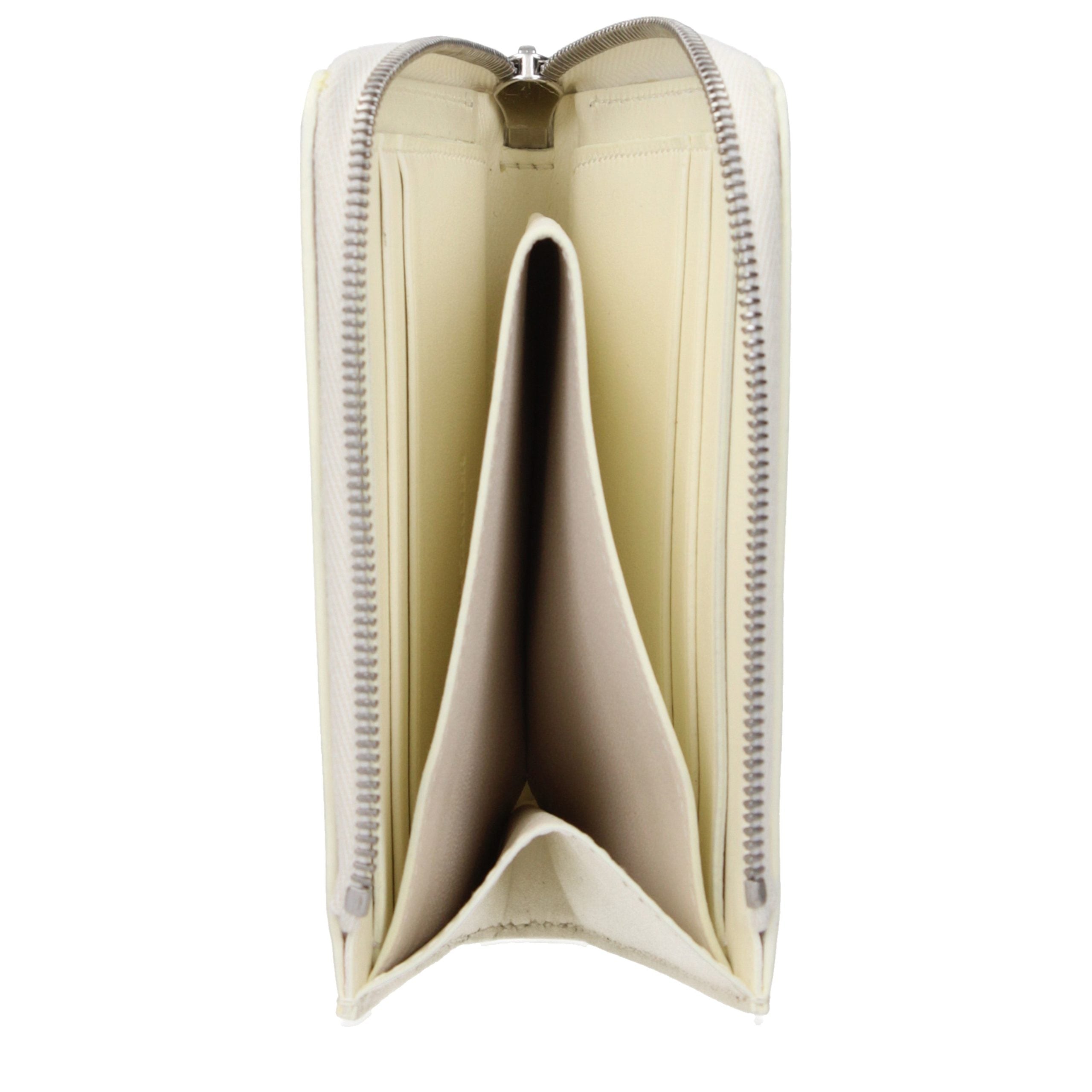 White Leather Wallet