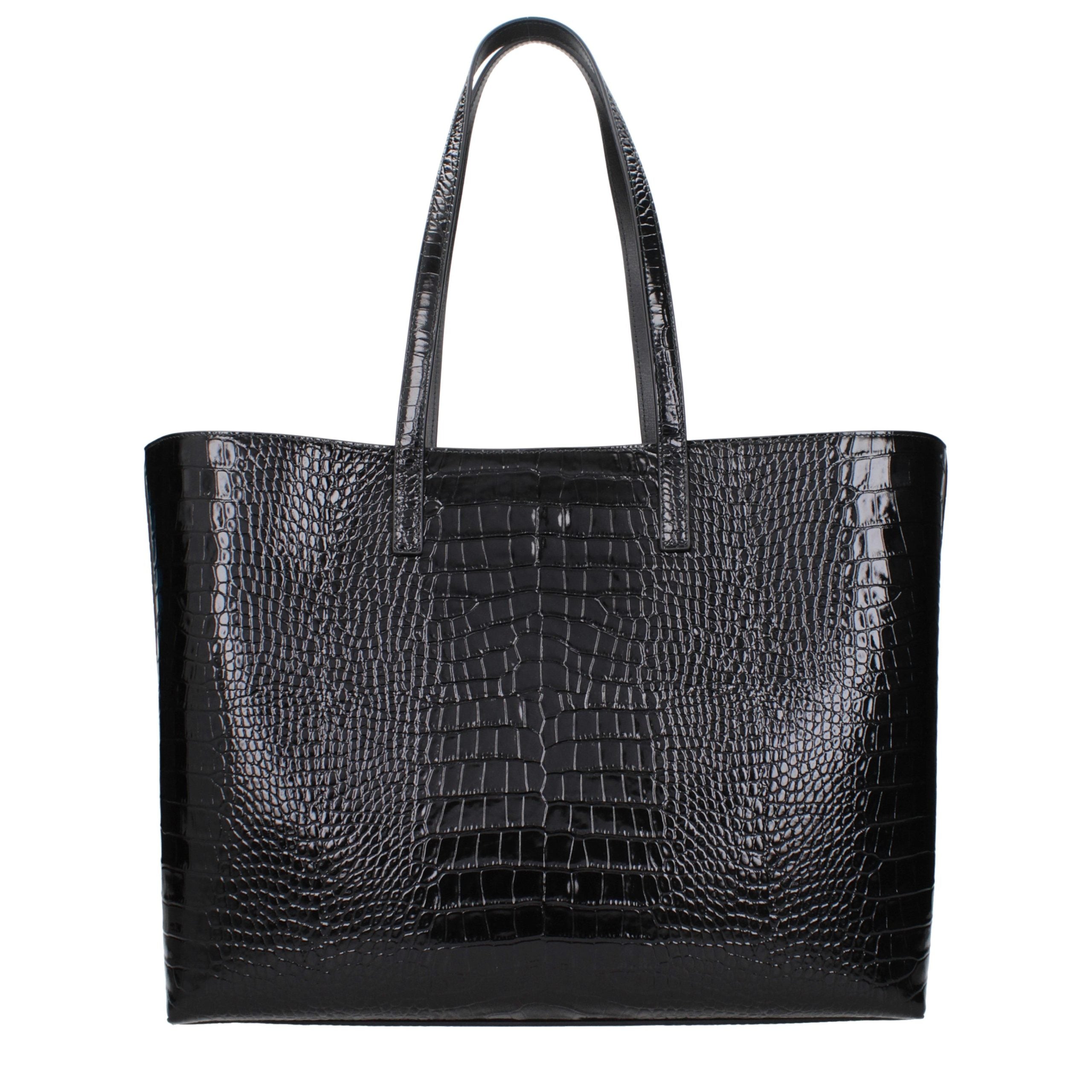Black Leather Shoulder Bag