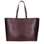 Red Leather Shoulder Bag