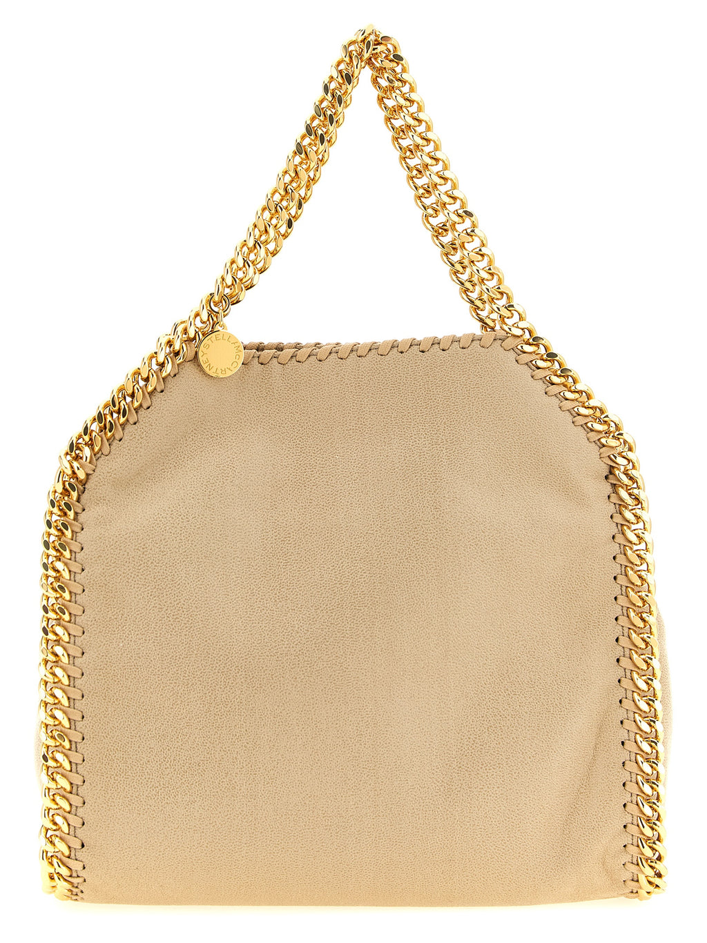 Beige Polyester Mini Shoulder Bag