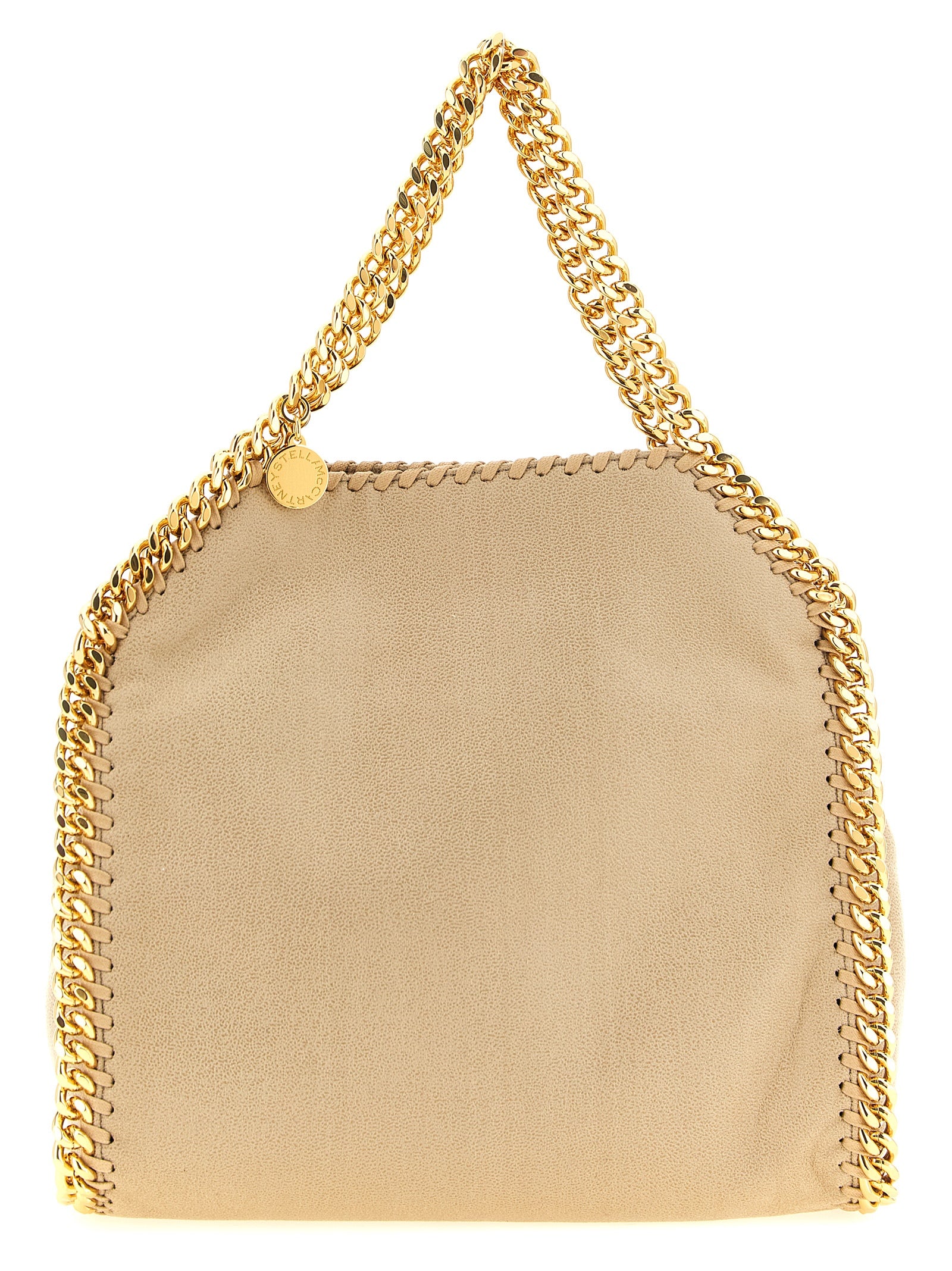 Beige Polyester Mini Shoulder Bag