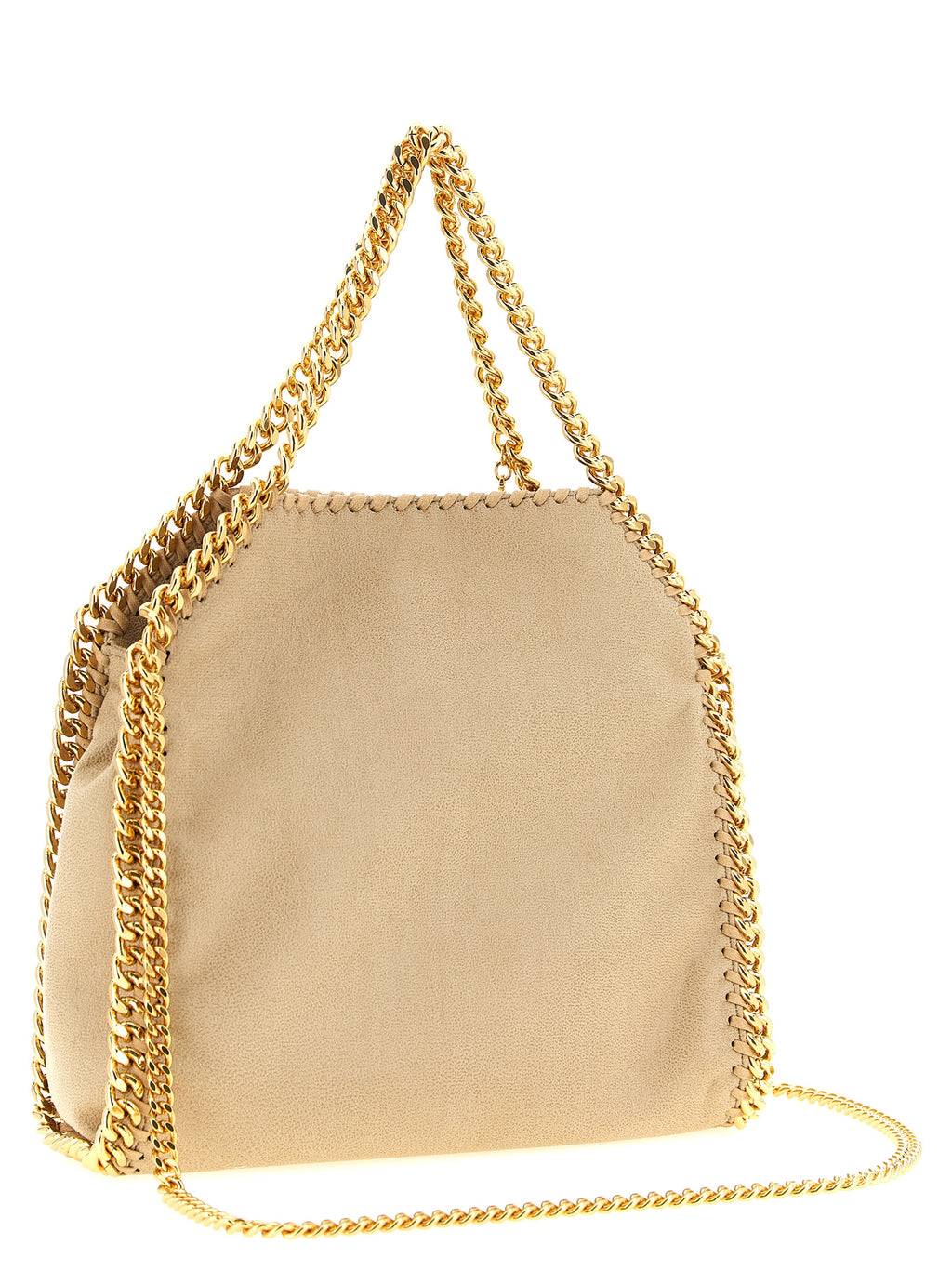 Beige Polyester Mini Shoulder Bag
