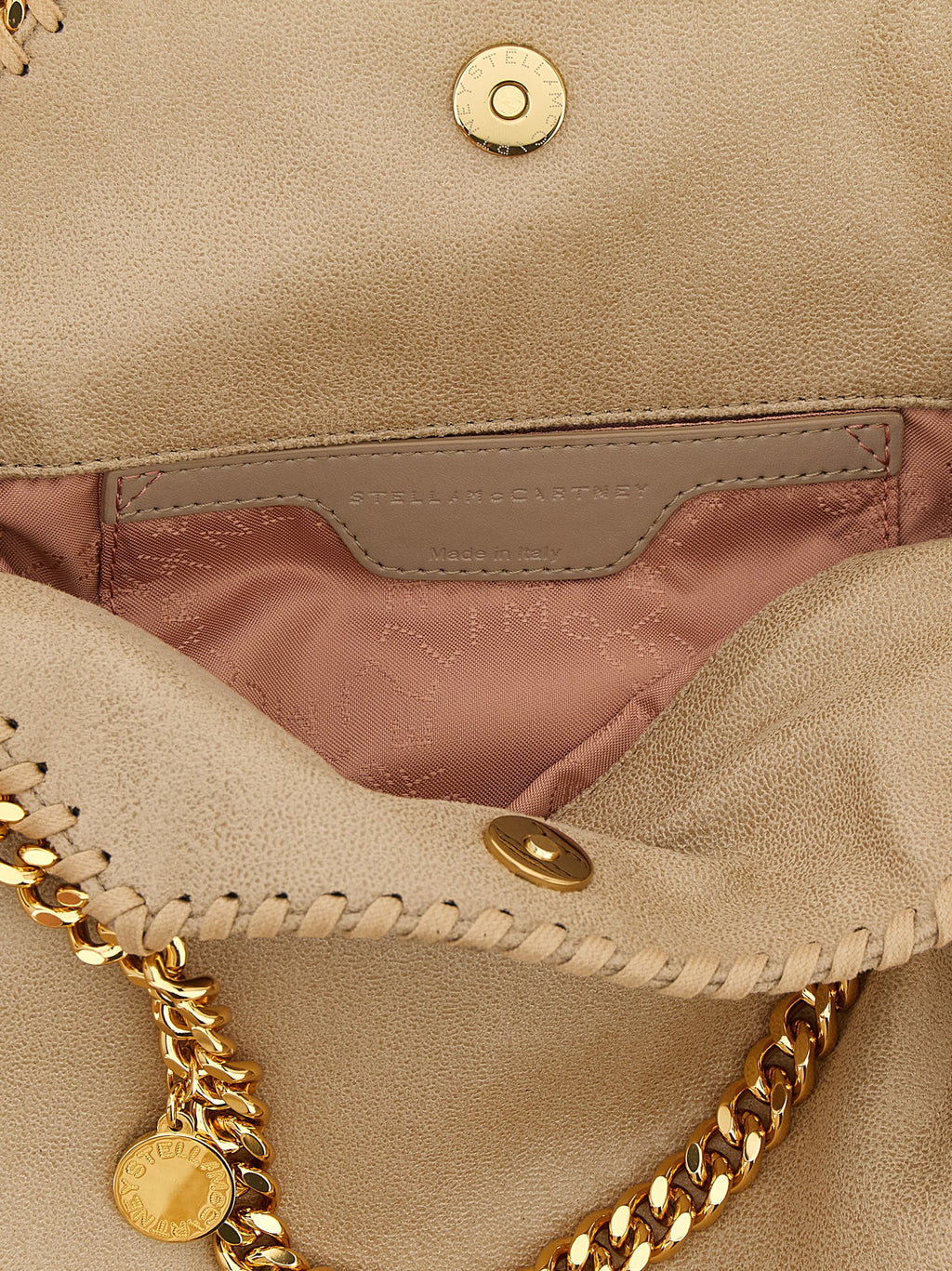 Beige Polyester Mini Shoulder Bag