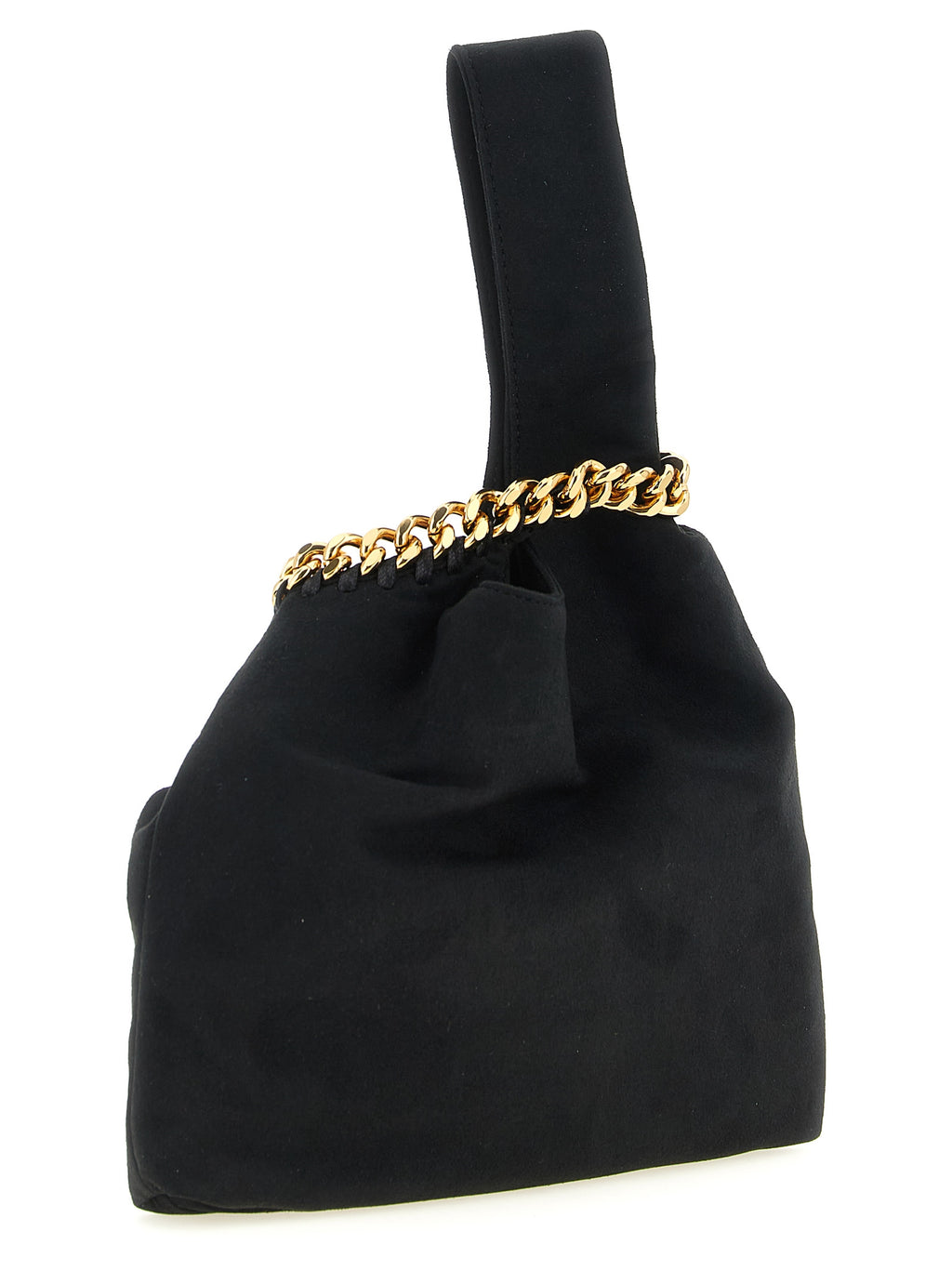 Black Microfiber Wristlet