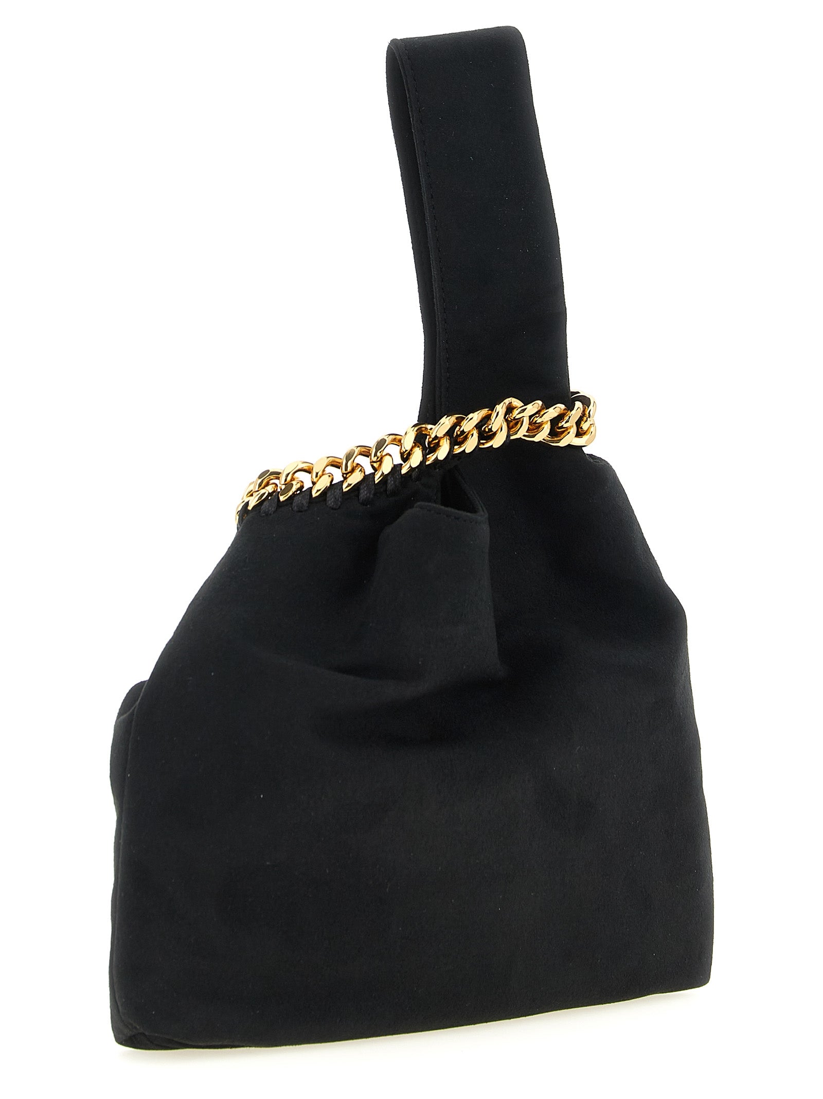 Black Microfiber Wristlet