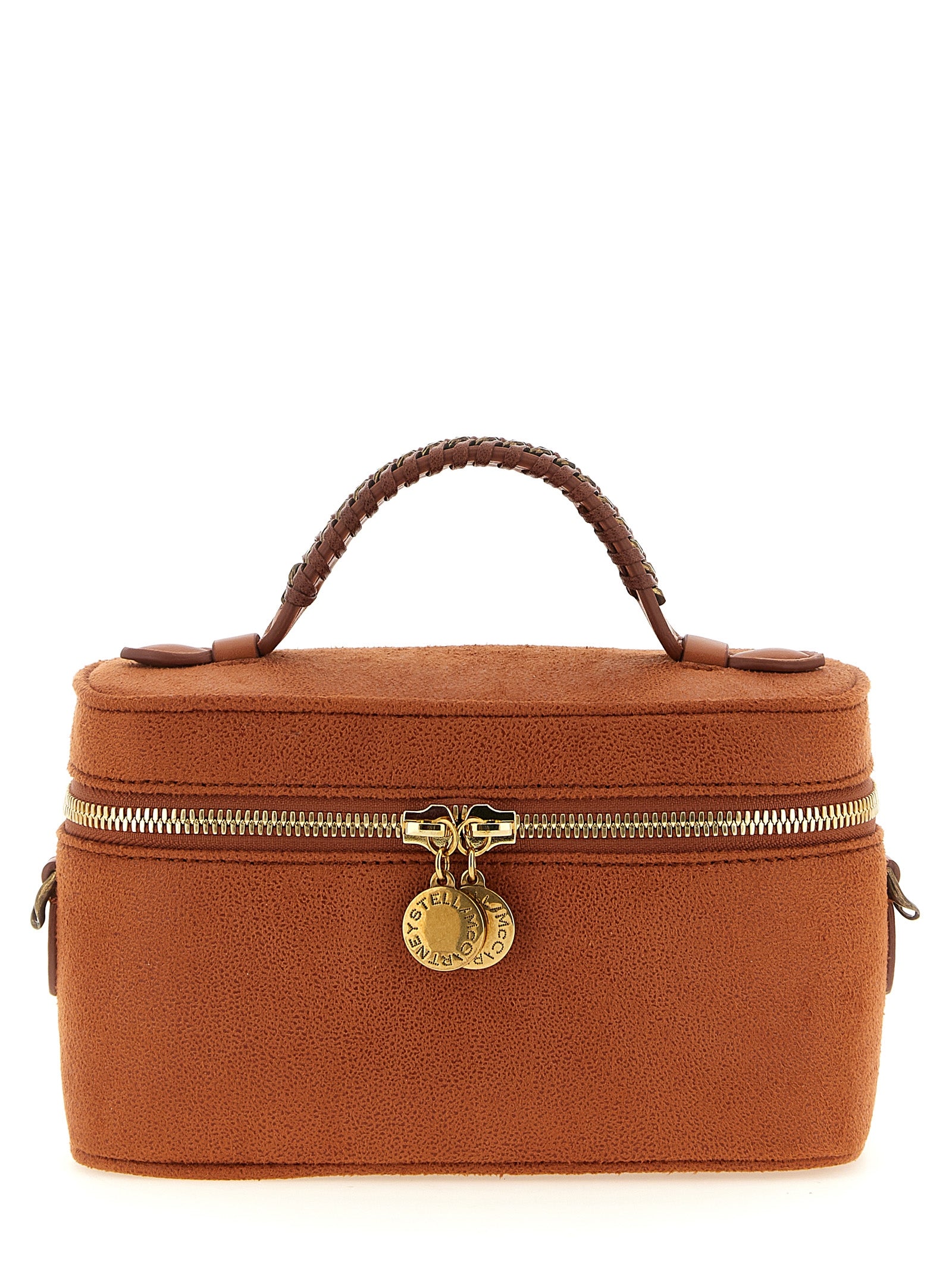 Eco Shaggy Deer Structured Vanity Case Bag