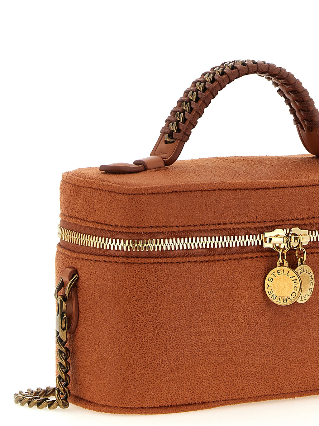 Eco Shaggy Deer Structured Vanity Case Bag