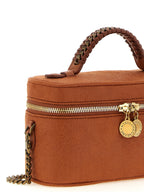 Eco Shaggy Deer Structured Vanity Case Bag