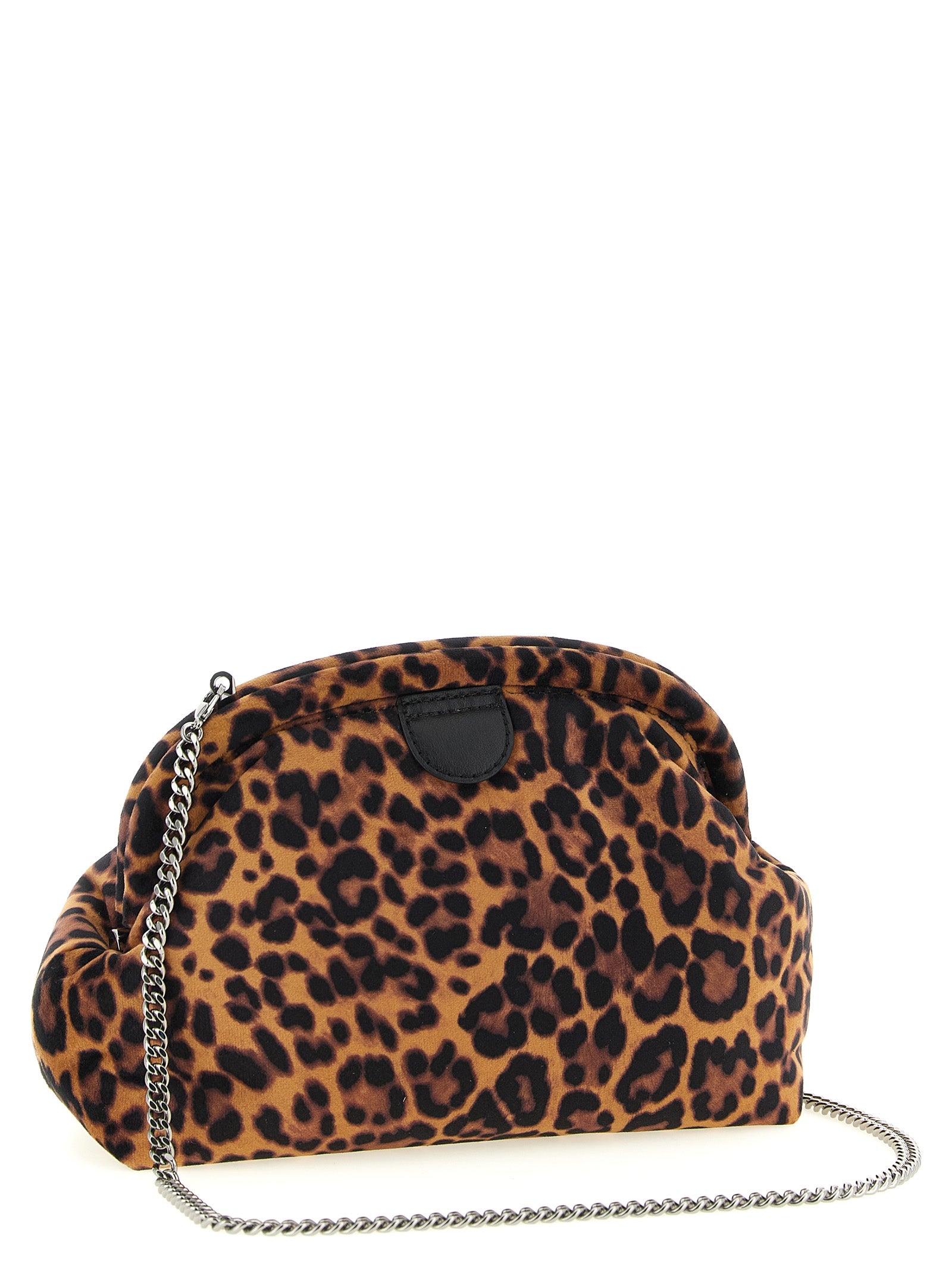 Technical Velvet Falabella Soft Clutch