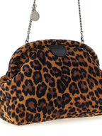 Technical Velvet Falabella Soft Clutch