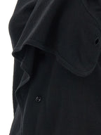 Black Wool Sleeveless Vest