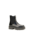 Black Calf Leather Chelsea Boots