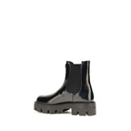Black Calf Leather Chelsea Boots
