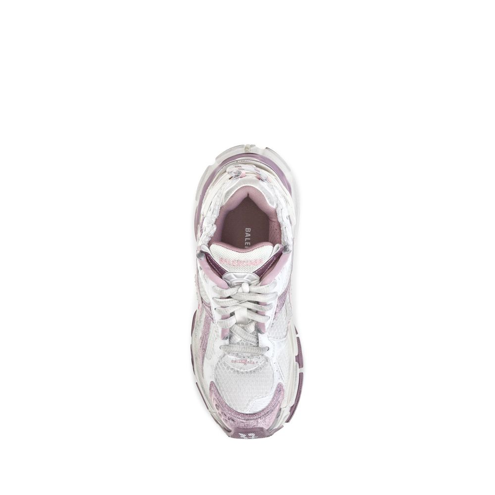 Polyester Glitter Runner Sneakers