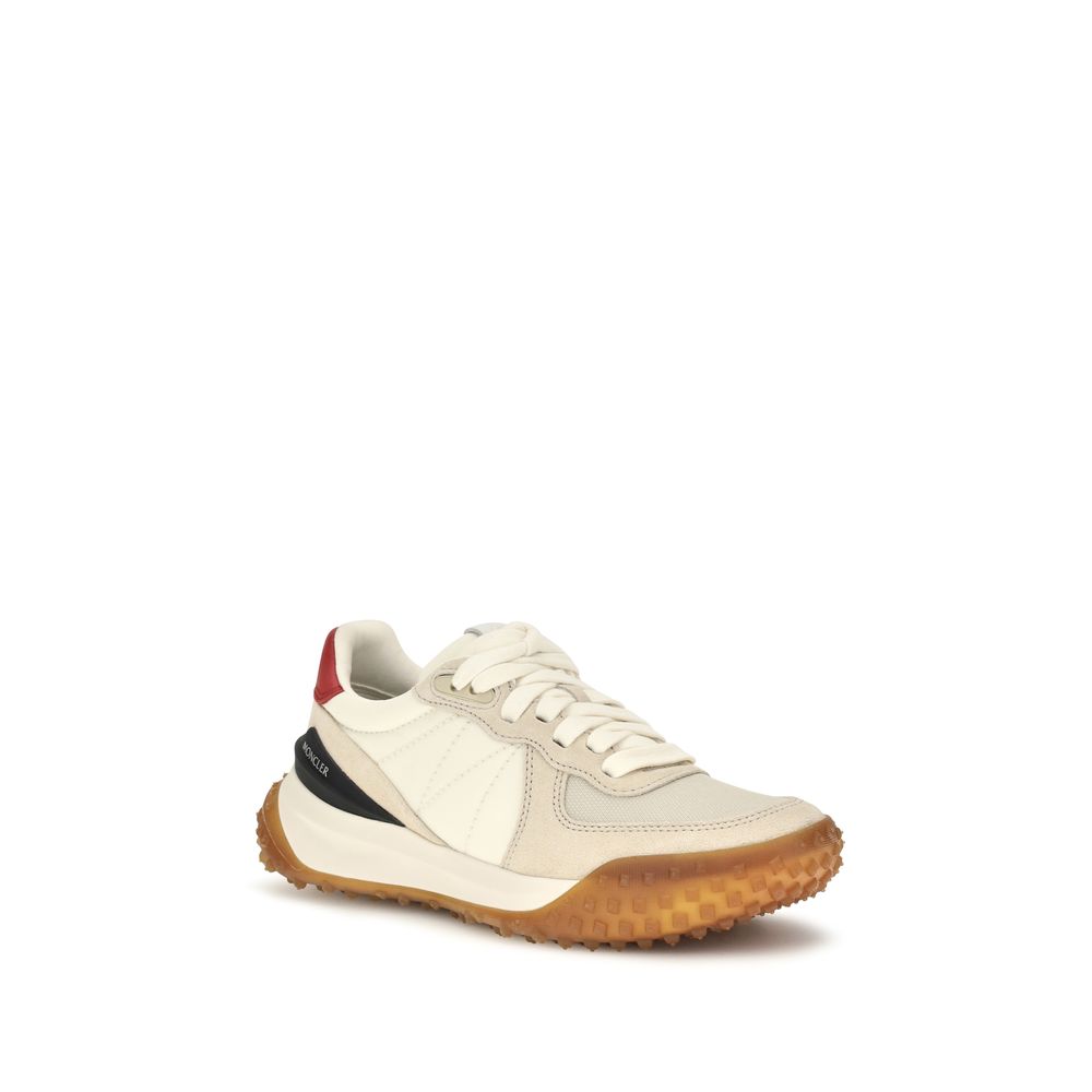 Ivory Nylon, Suede & Leather City Trek Sneakers