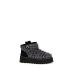Tweed Lurex Ankle Boots