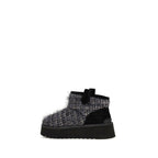 Tweed Lurex Ankle Boots
