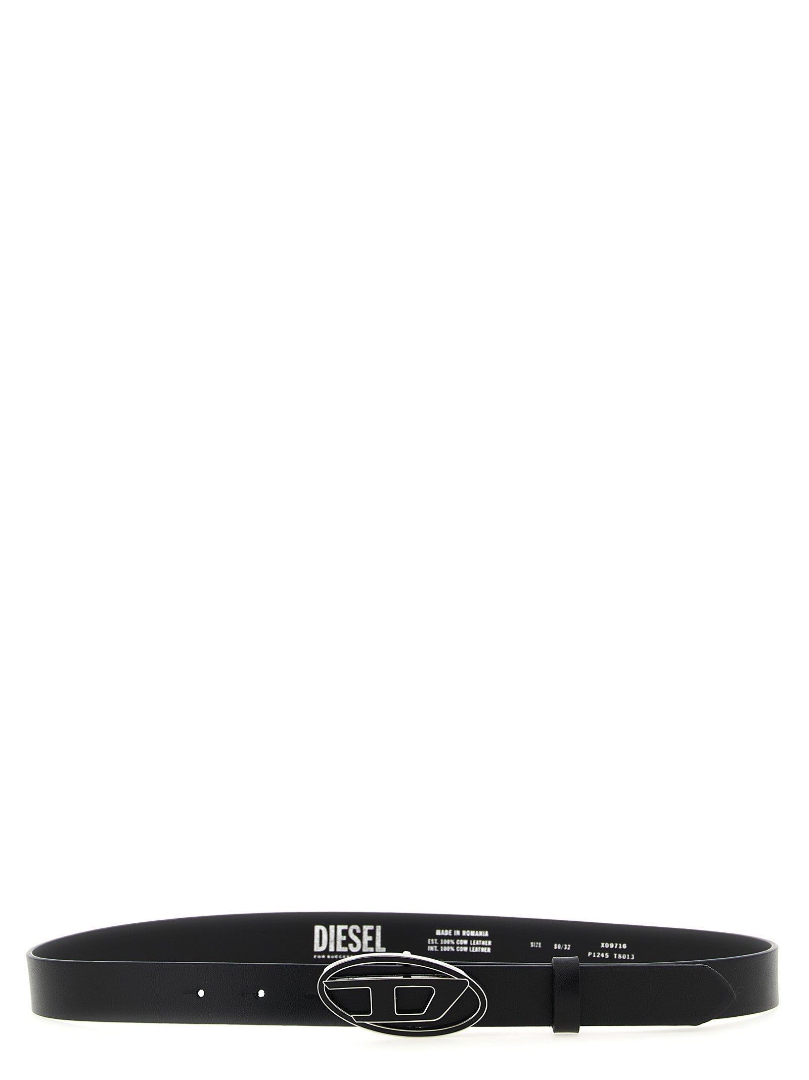 Black Smooth Leather Belt