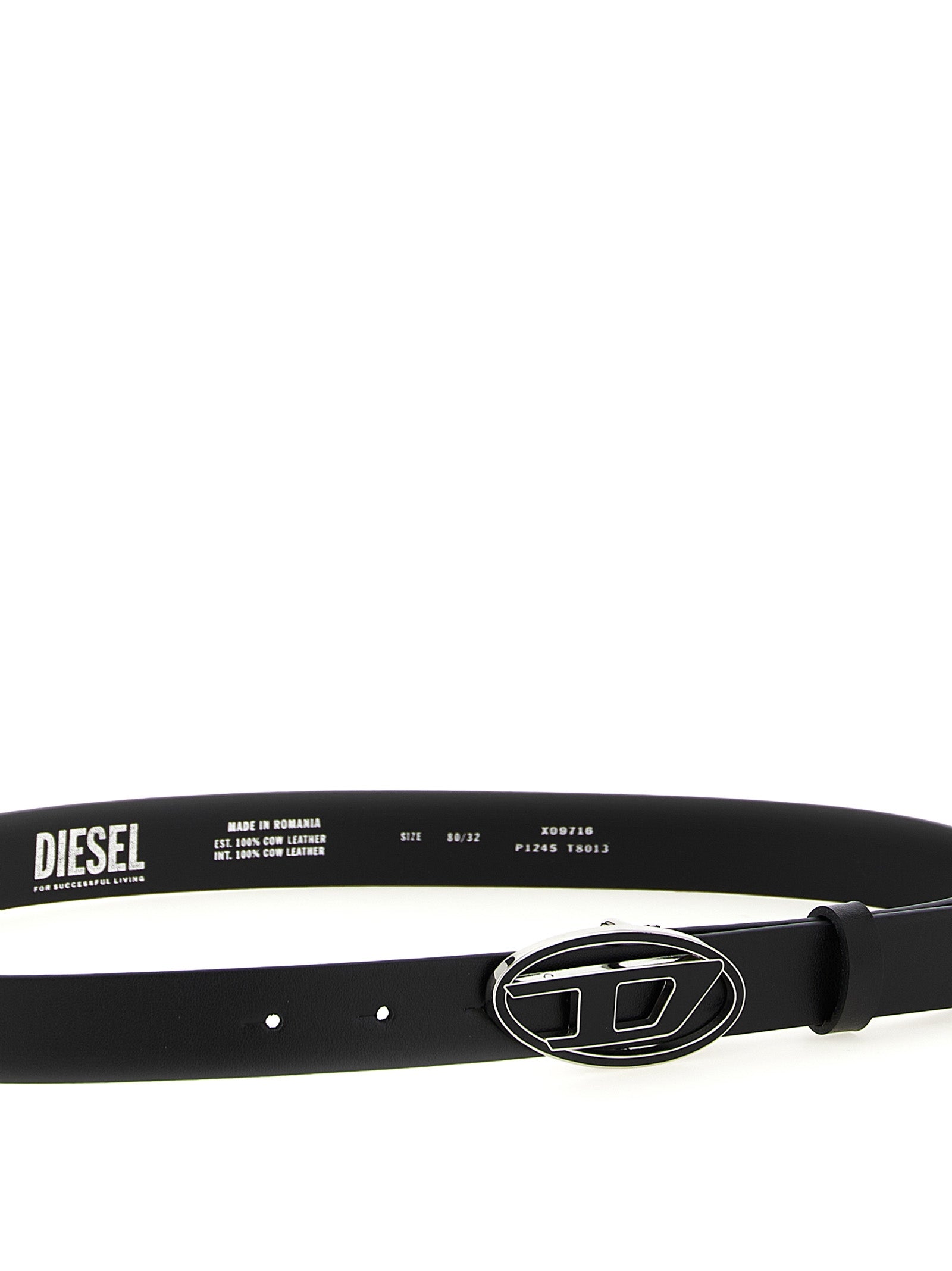 Black Smooth Leather Belt