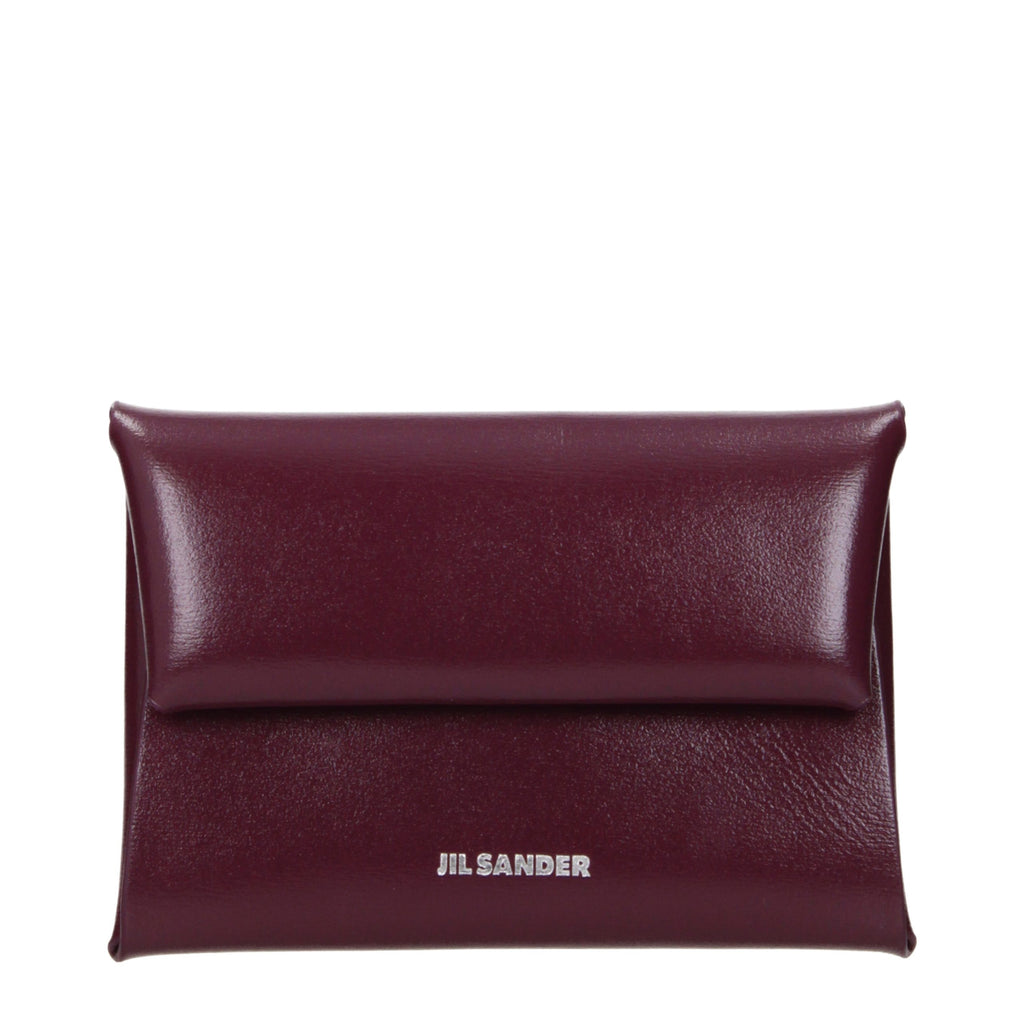 Red Leather Coin Purse
