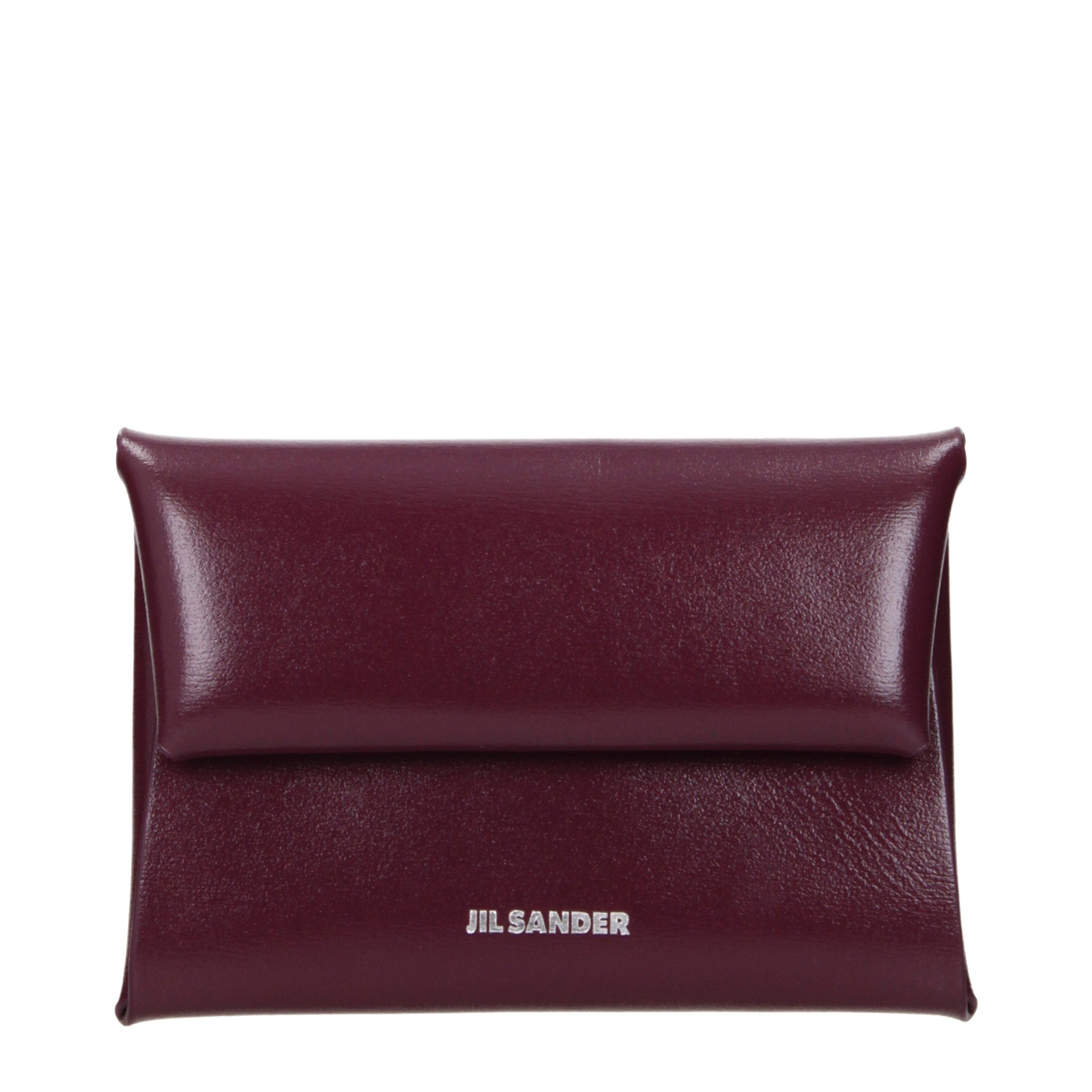 Red Leather Coin Purse