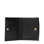 Sleek Black Leather Cardholder