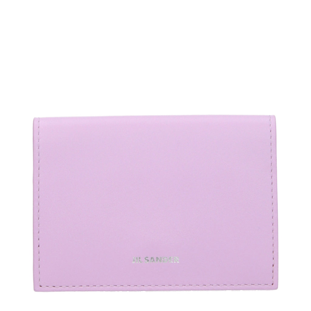 Pink Leather Cardholder