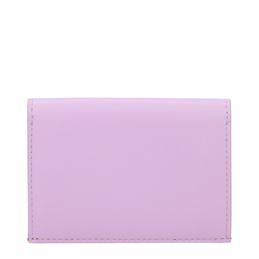 Pink Leather Cardholder