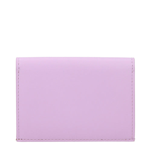 Pink Leather Cardholder