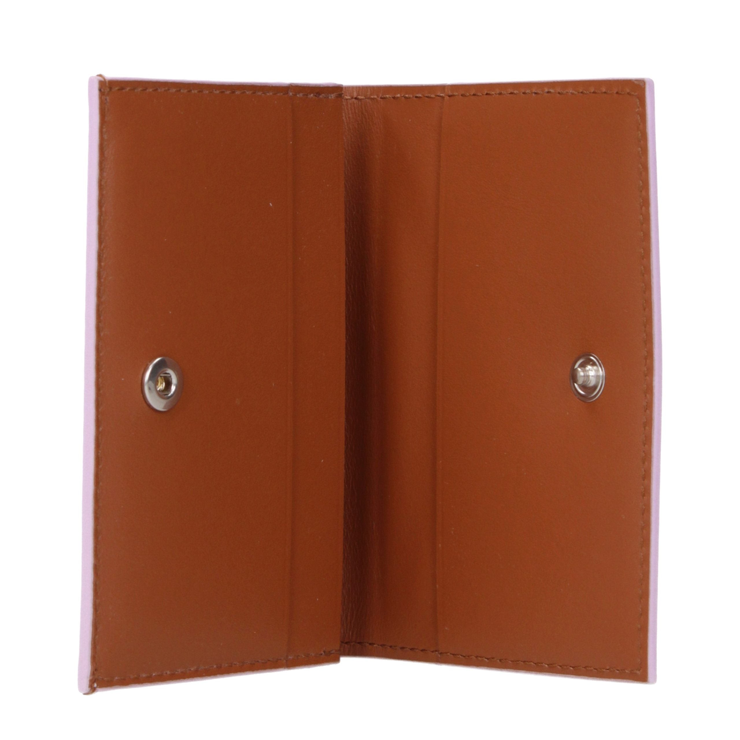 Pink Leather Cardholder