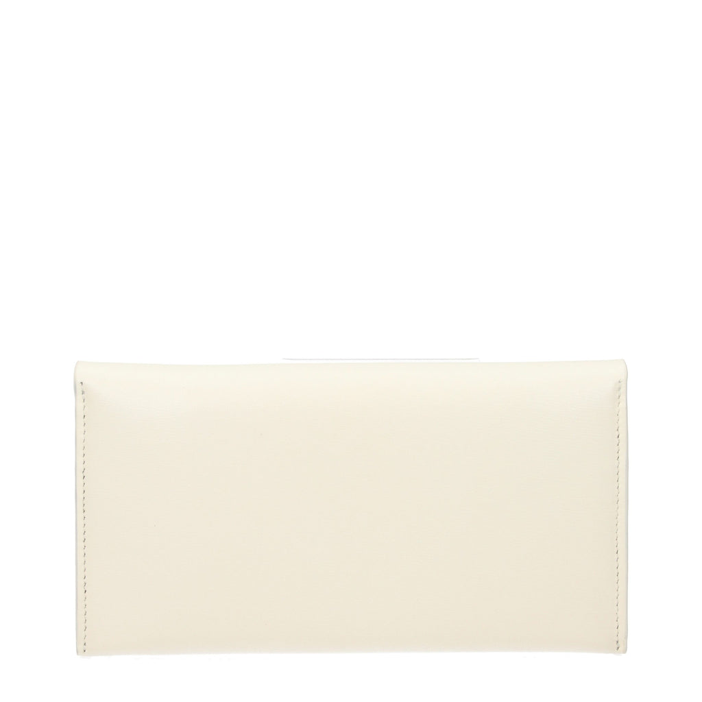 Beige Leather Wallet