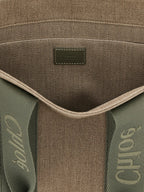 Medium Woody Linen Tote Bag