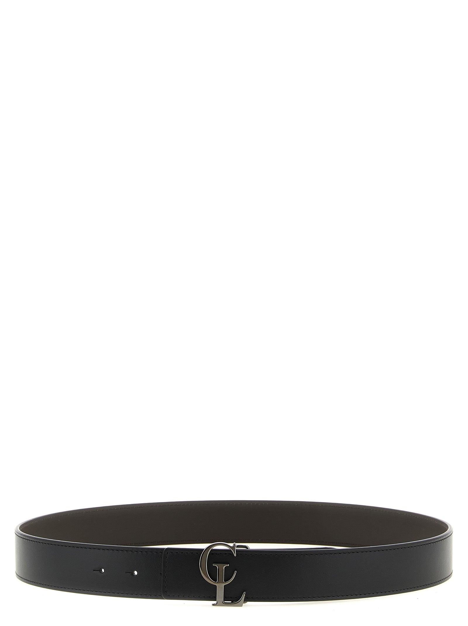 Reversible Calfskin Leather Belt – Black & Dark Brown